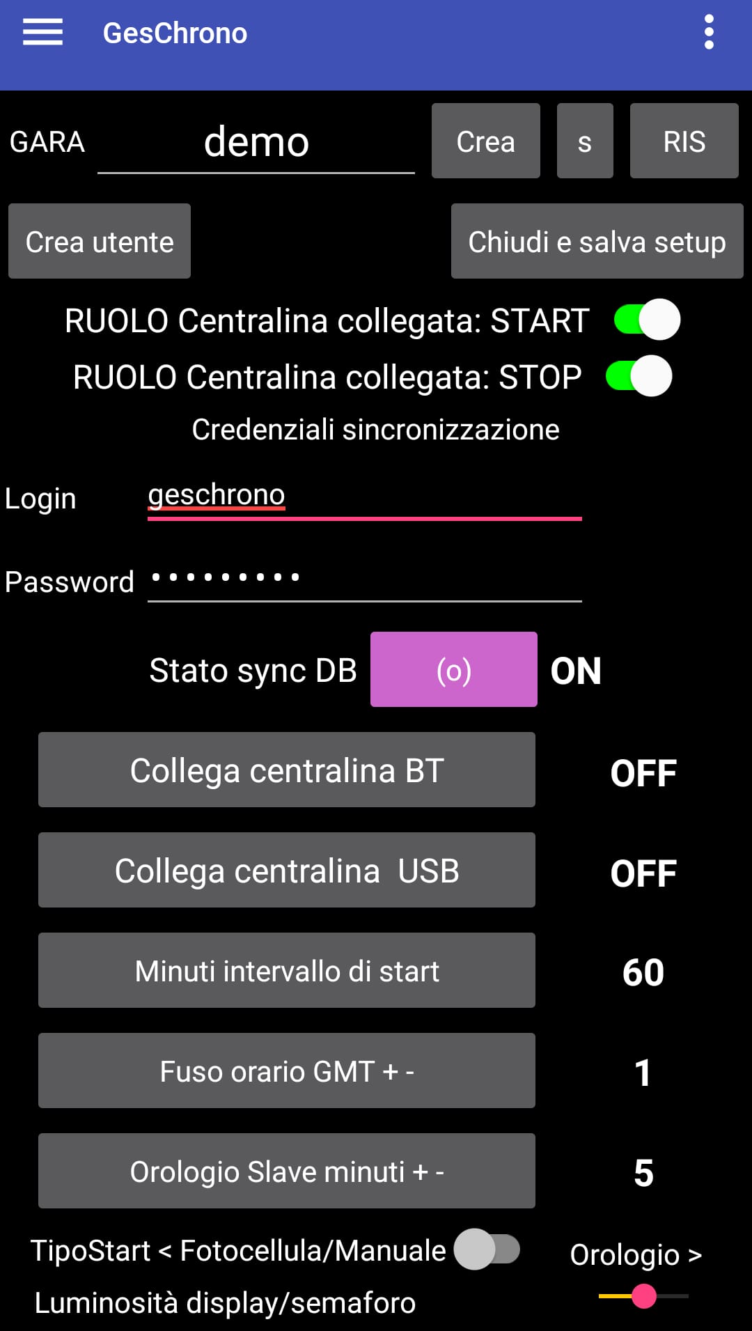 gschrono setup 1